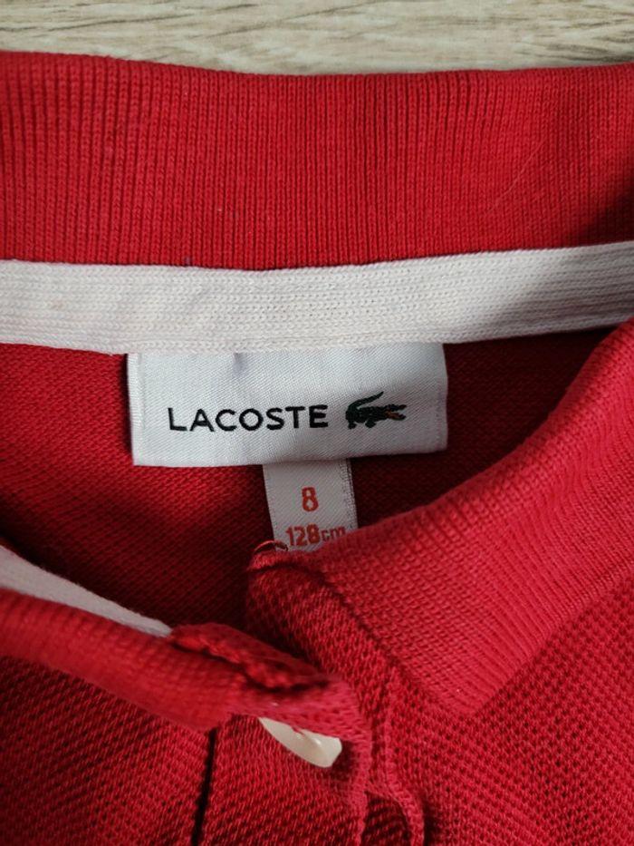 Polo manches longues fille 8 ans Lacoste - photo numéro 2