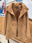 Manteau long couleur camel