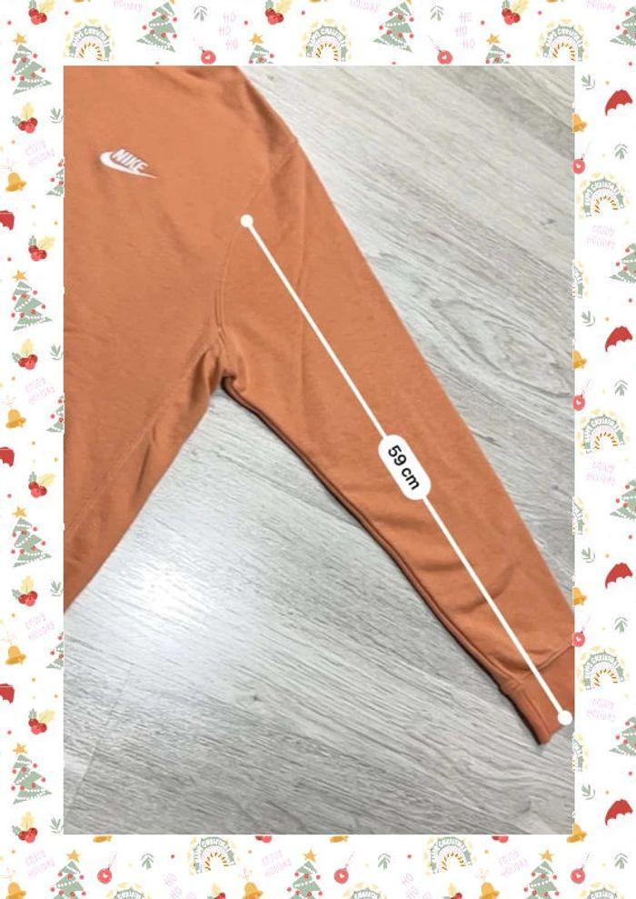 👕 Sweat à capuche Nike logo brodé Orange Taille M 👕 - photo numéro 5