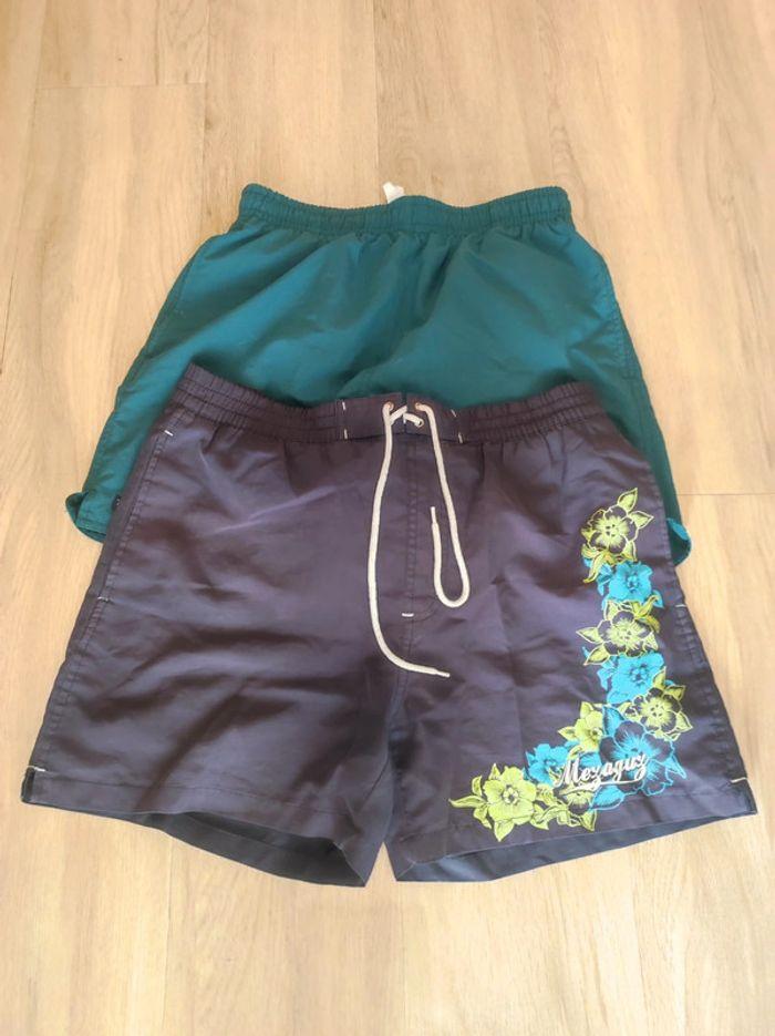 Lot de 2 shorts de bain taille M - photo numéro 1