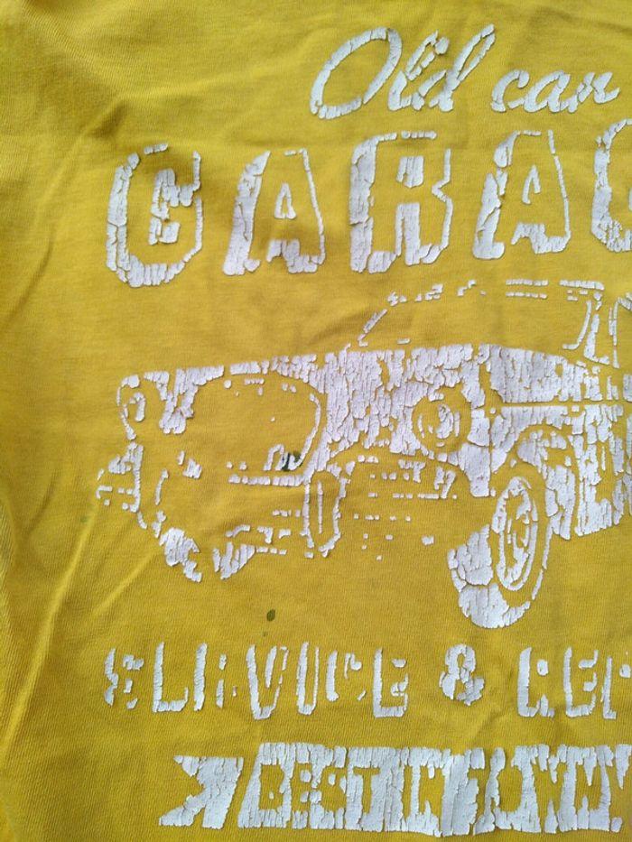 T-shirt jaune voiture T8A - photo numéro 2