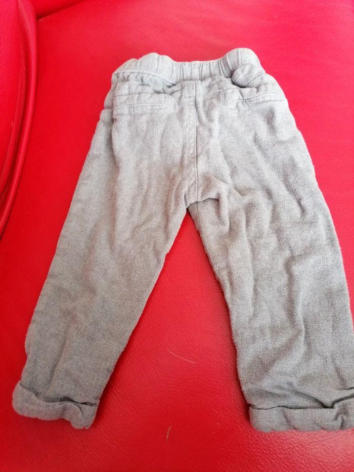 Pantalon gris bébé garçon 18 mois - photo numéro 2