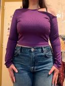 Top Milan violet • Taille L