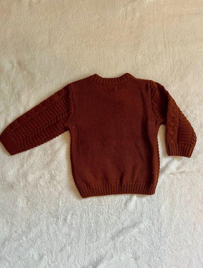 Pull Next Baby marron taille 6-9 mois / 73 cm - photo numéro 2