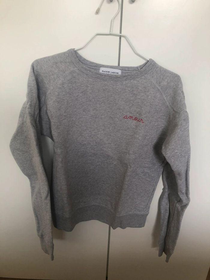 Pull sweat Maison Labiche Amour Taille S - photo numéro 1