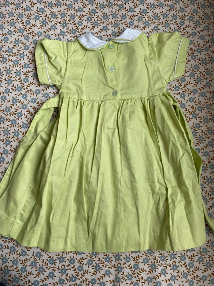 Robe à smock verte - photo numéro 4