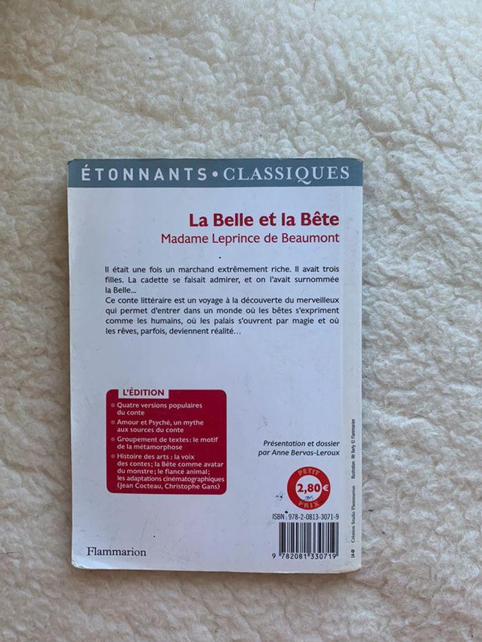 Livre « La belle et la bête » de Madame Leprince de Beaumont - photo numéro 2