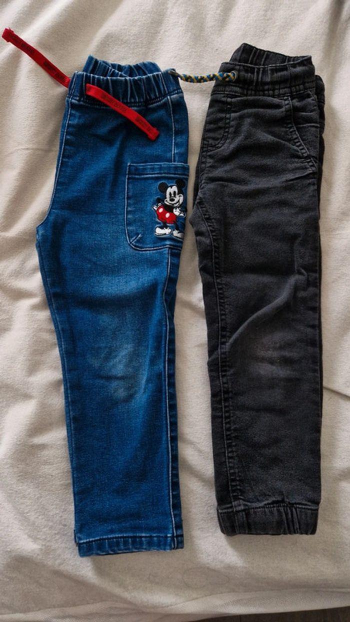 Lot pantalons jeans 92 cm - photo numéro 1