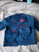 Veste en jean fille 5 ans