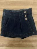 Jupe short ikks en jeans