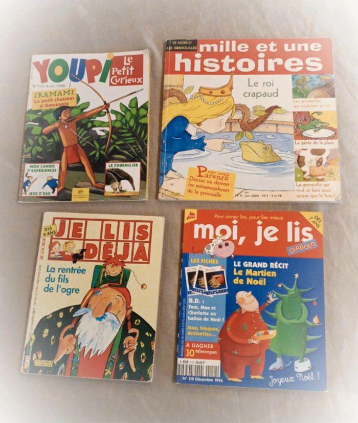 Lot livre magasine enfants je lis déjà moi je lis youpi mille une histoire - photo numéro 1