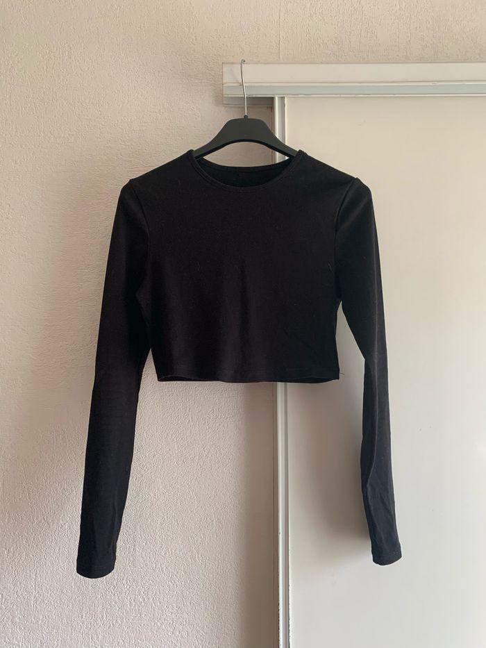 crop top manches longues