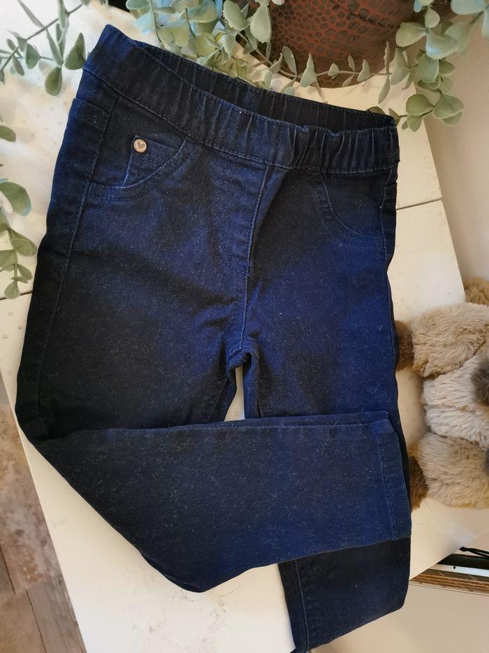 Jegging bébé fille taille 3 ans bleu - photo numéro 1