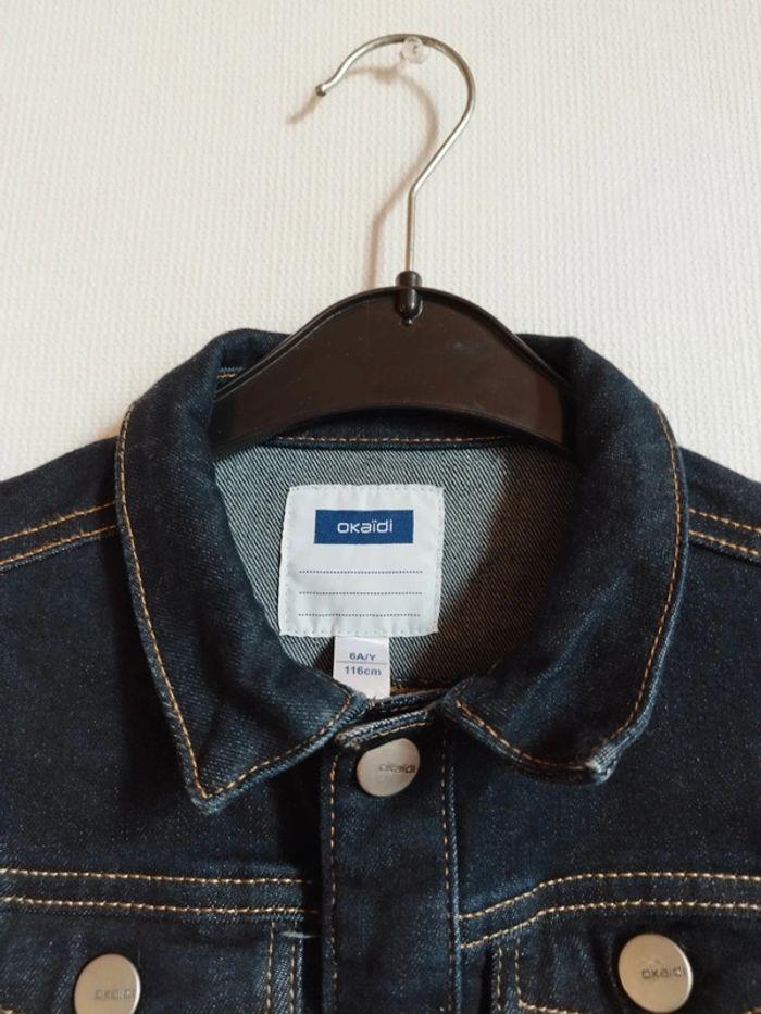 Veste en jeans Okaïdi taille 6 ans - photo numéro 5