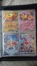 Lots de 4 cartes Pokémon