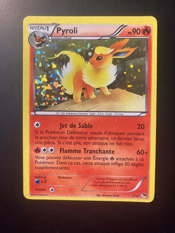 Pyroli 2/12 - Promo Mac Donald's 2013 - Carte Pokémon rare - photo numéro 1