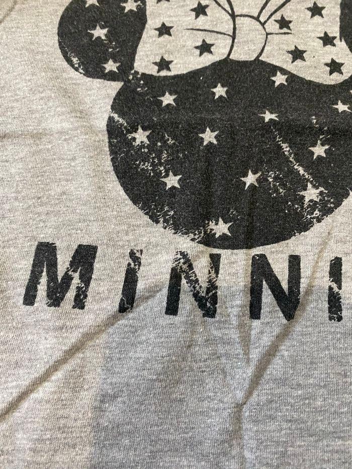 Tee-shirts minnie Disney gris 5 ans - photo numéro 7