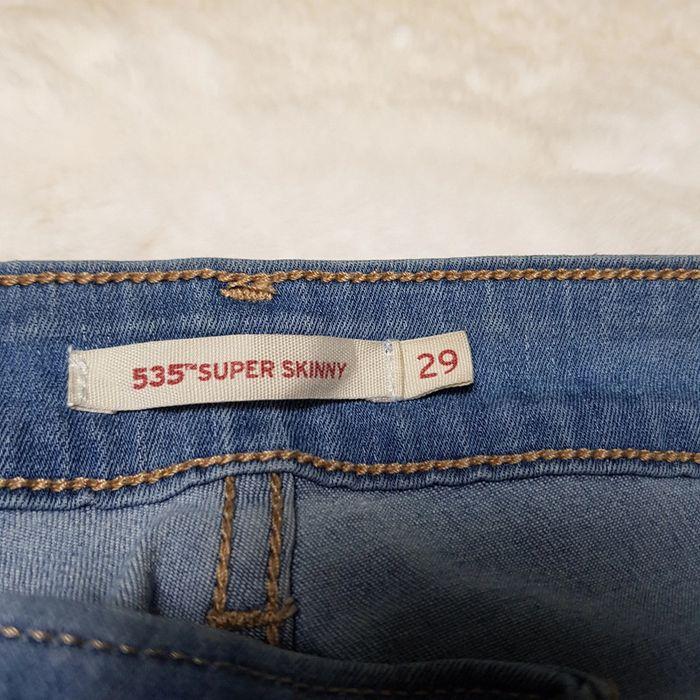 Jean Levi's 535 Super Skinny W29 L30 Bleu - photo numéro 9