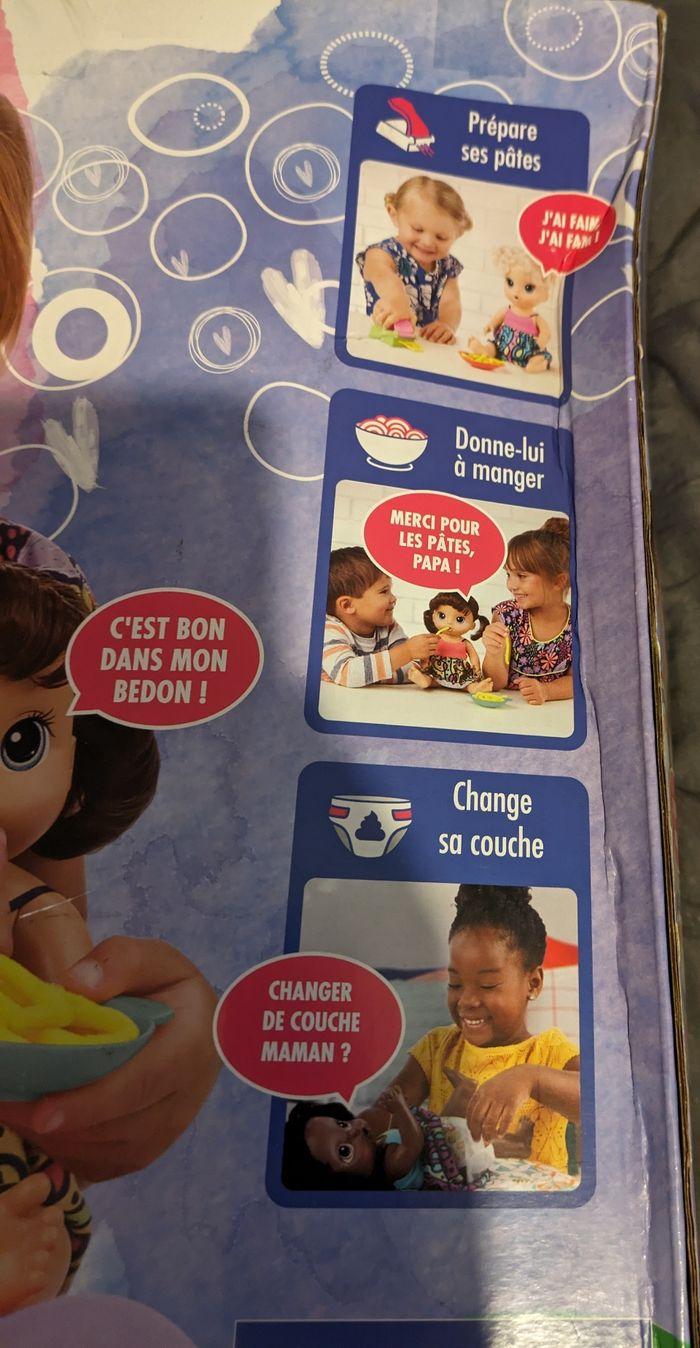 Poupée baby alive miam les bonnes pâtes neuf - photo numéro 3