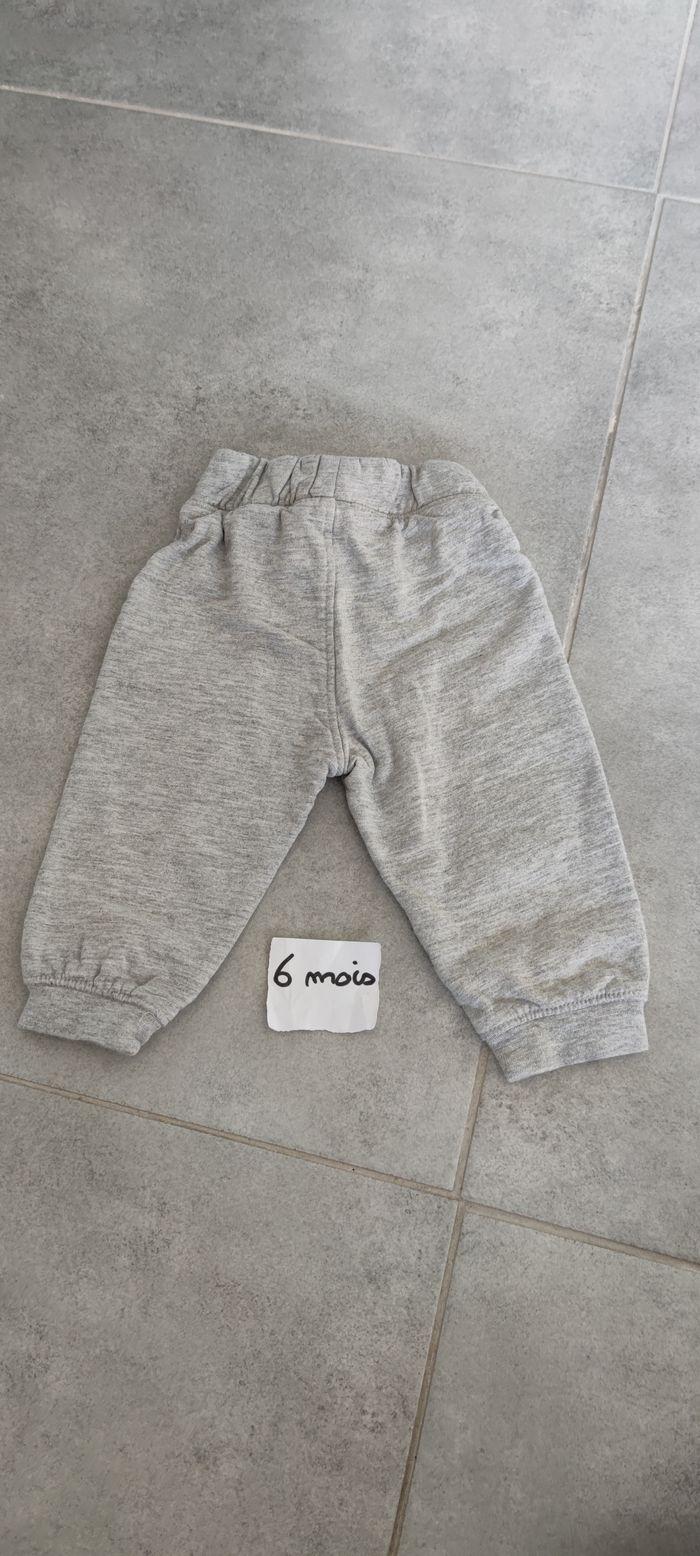 Pantalon jogging gris bébé 6 mois - photo numéro 2