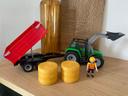 Tracteur avec remorque  Playmobil