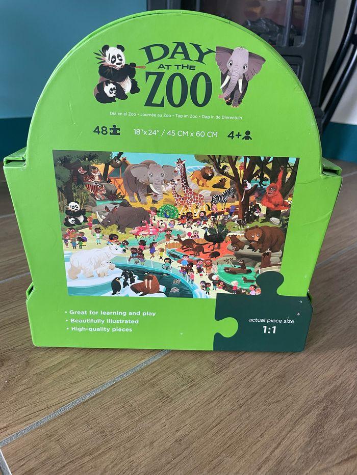 Puzzle enfant 48 pièces « jour au zoo » Crocodile creek - photo numéro 2