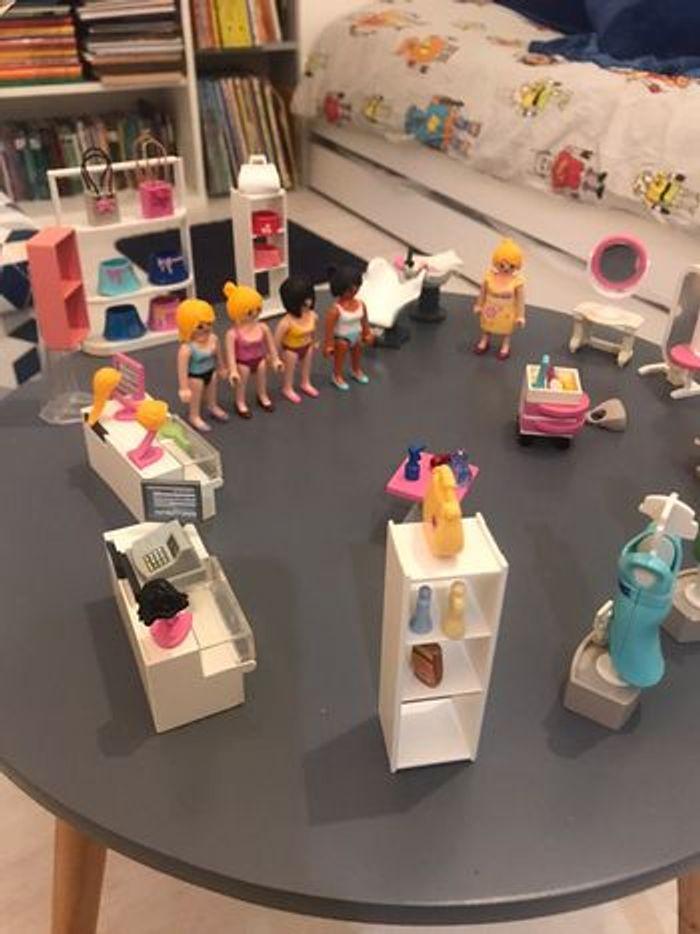 Lot salon de coiffure + boutique Playmobil - photo numéro 6