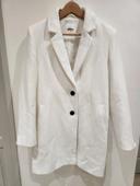 Manteau long blanc