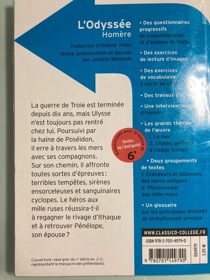 l’Odyssée d’Homère - photo numéro 2