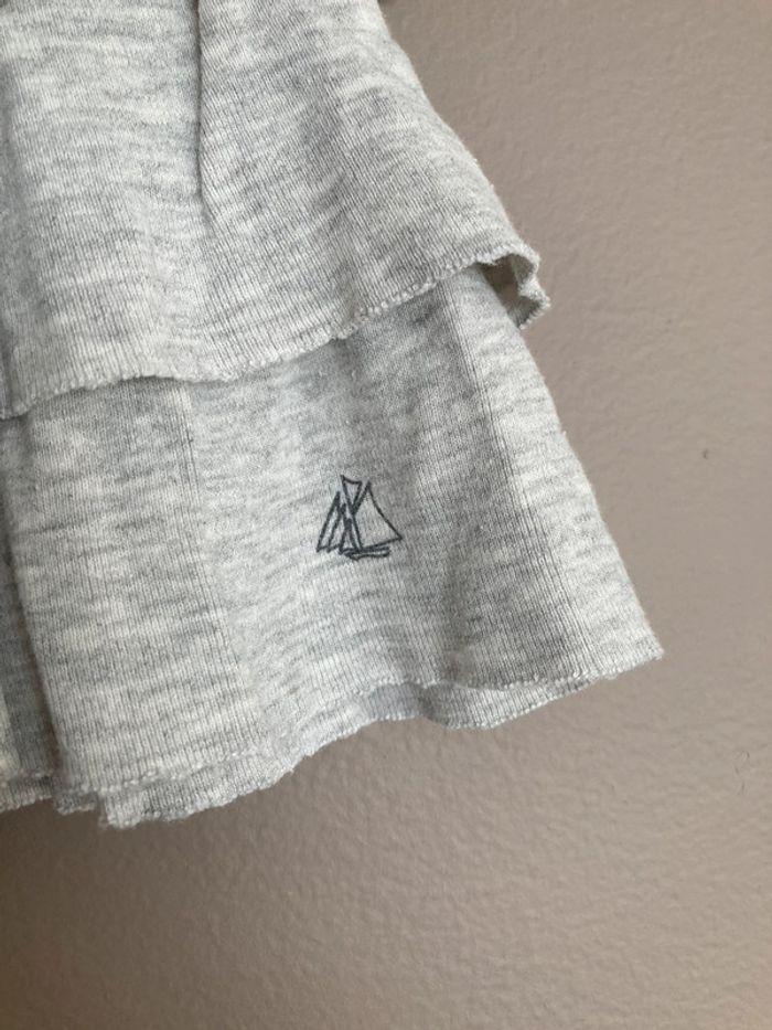 Petit Bateau jupe à volants grise 5 ans - photo numéro 2