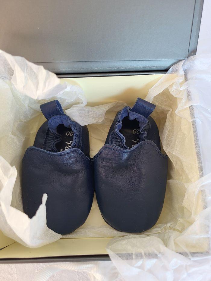 Chaussures bébés en cuir Point 20 Made in France 🇨🇵 - photo numéro 3