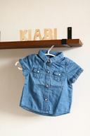 Chemisette jean bleu, Kiabi, 1 mois