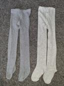 Lot de 2 collants gris 23/26 IKKS