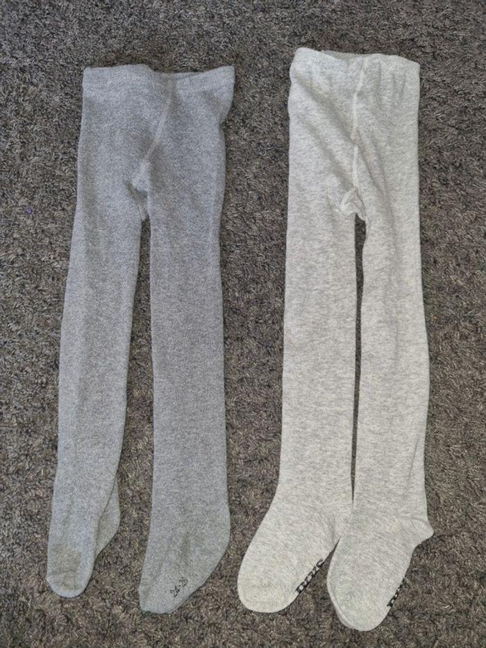 Lot de 2 collants gris 23/26 IKKS - photo numéro 1