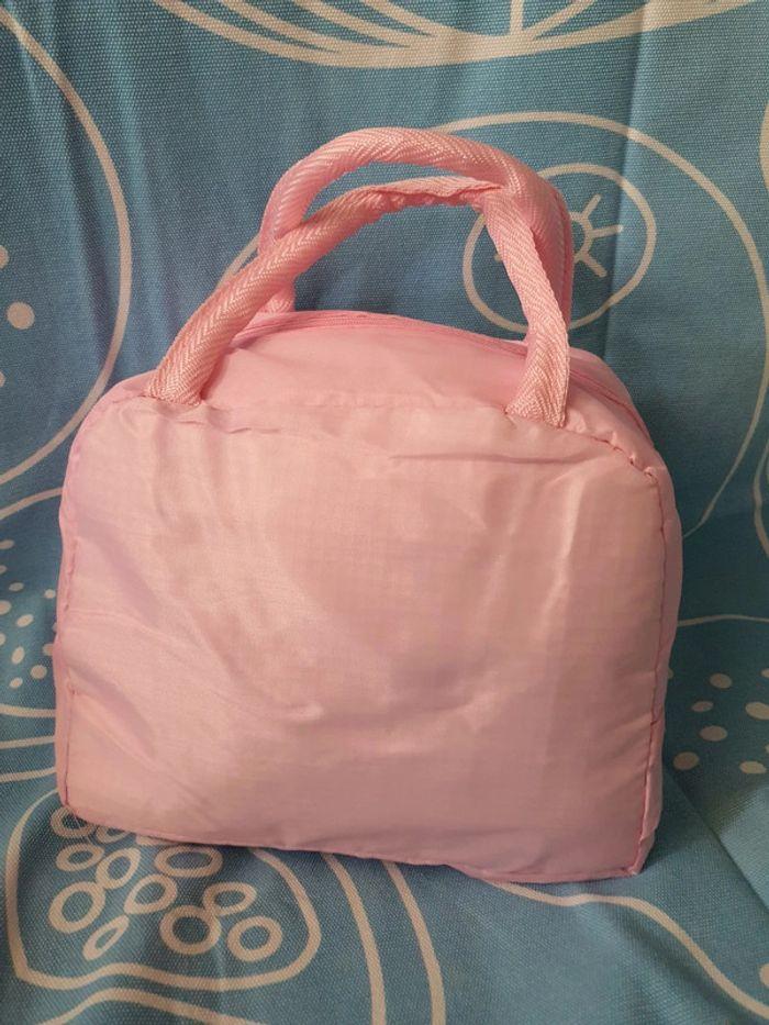 🦄 Sac À Déjeuner Pliable Rose Licorne 🦄 Isotherme, Enchanté et Kawaii Neuf - photo numéro 9