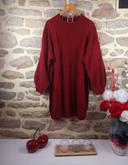 Robe pull en tricot rouge foncé Femme taille 54 marque Boohoo 🍬