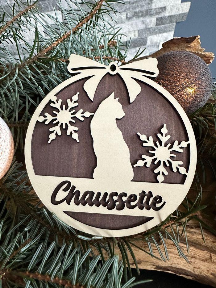 Boule de Noël pour chat avec un flocon - photo numéro 8