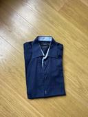 Chemise bleu marine taille 39/40