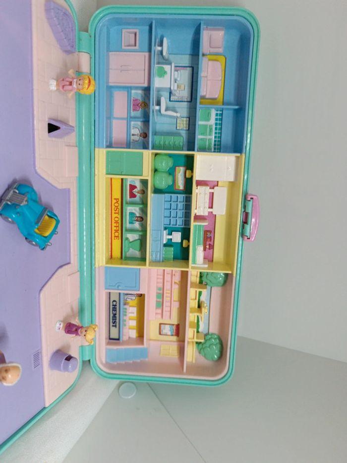 Box street high Polly pocket bluebird tirelire monnaie monnayeur money trinket banque postale office - photo numéro 6