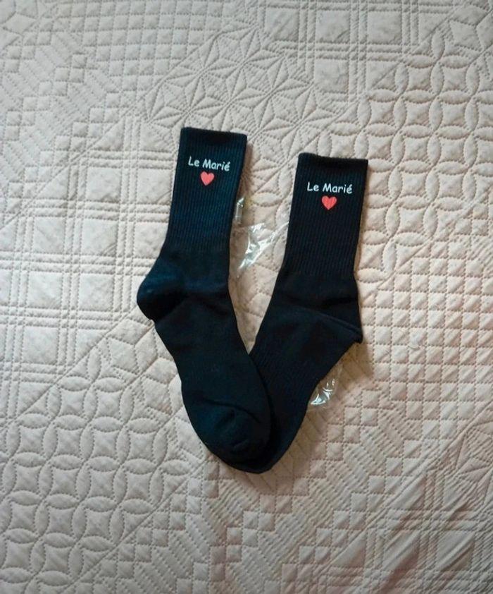 Chaussettes mariage - photo numéro 2