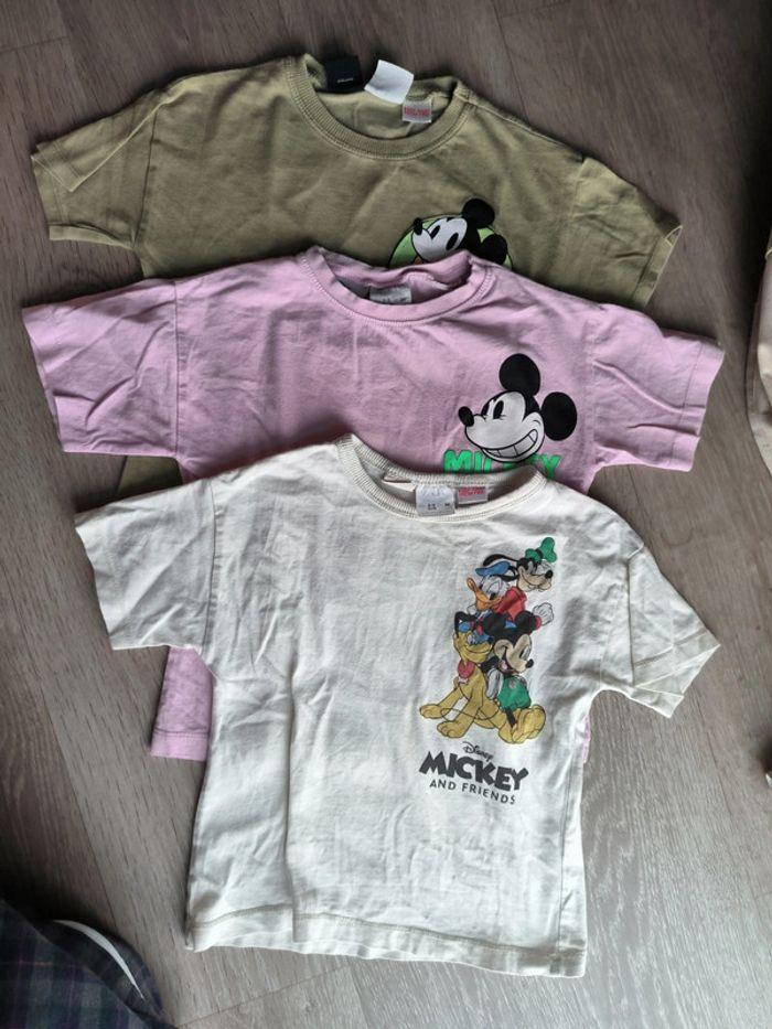 Lot 3 t-shirt mickey 3 ans - photo numéro 1