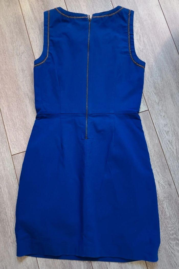 Robe Zara bleu électrique taille 38 - photo numéro 2