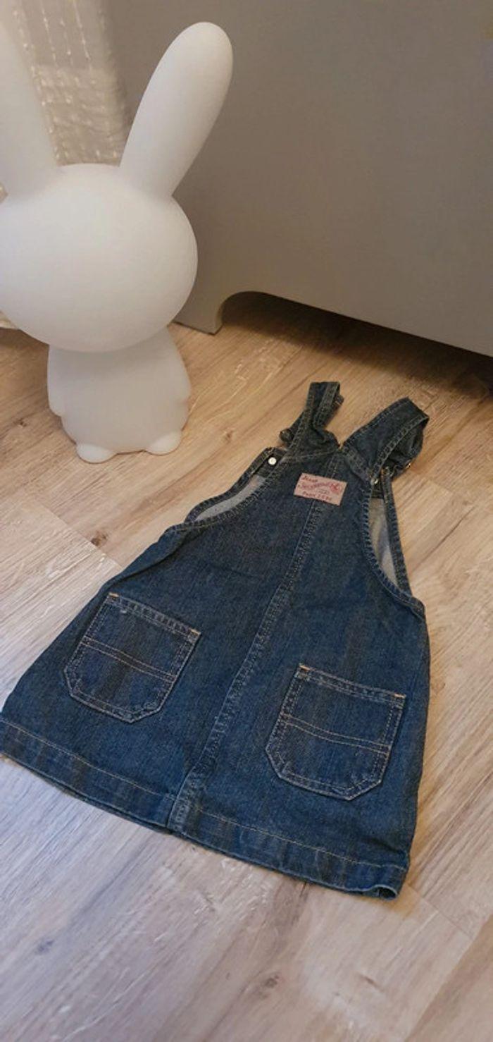 Robe petit bateaux en jeans - photo numéro 2