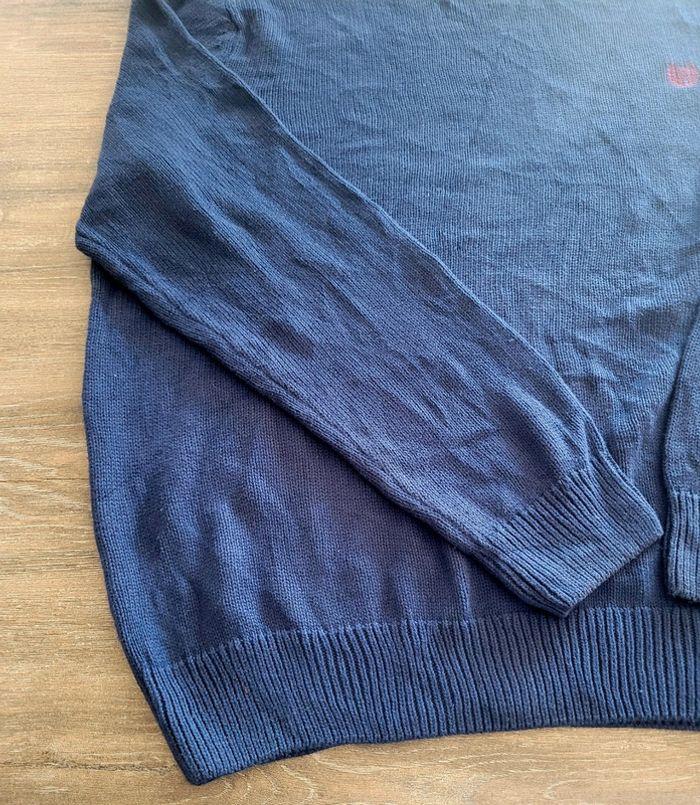 Pull Col Rond Vintage Chaps Ralph Lauren XL Marine Rétro - photo numéro 5