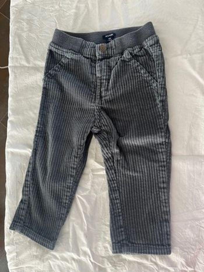 pantalon léger gris garçon 18 mois - photo numéro 1