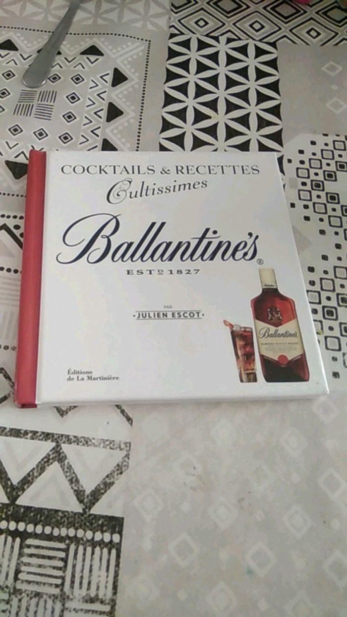 Livre recette de cocktail Ballantine's