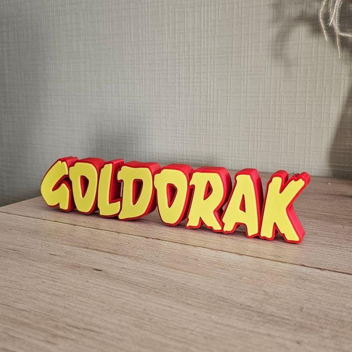 Figurine logo Goldorak 23cm FanArt - photo numéro 3