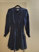 robe Claudie Pierlot bleu marine taille 38