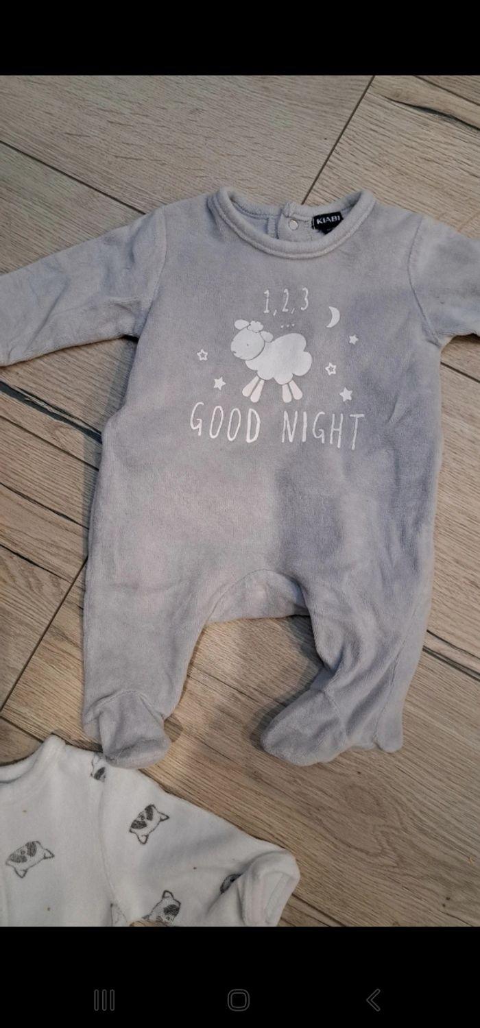 8 pyjamas bébé 1-3 mois - photo numéro 3