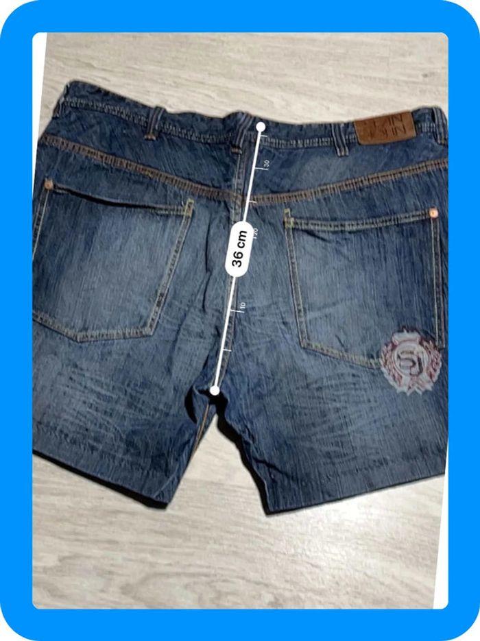 🩳 Short vintage hip hop Sean John en jean Bleu Taille XL 🩳 - photo numéro 5